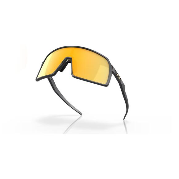 NWT Oakley Mens Sutro OO9406 Sunglasses Matte Carbon Prizm 24K Gold Shield - Picture 1 of 6